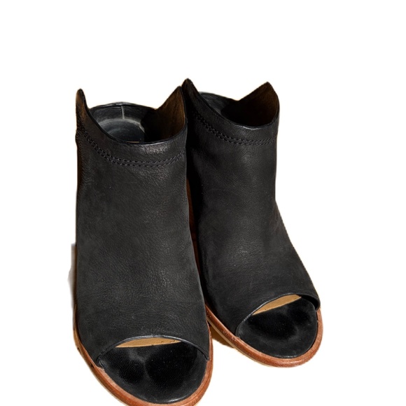 Dolce Vita Noa Peep Toe block heel bootie black 7.5 - Picture 4 of 10